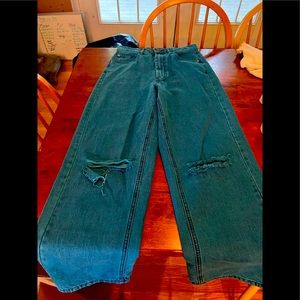 BDG High wasted baggy ripped jeans
